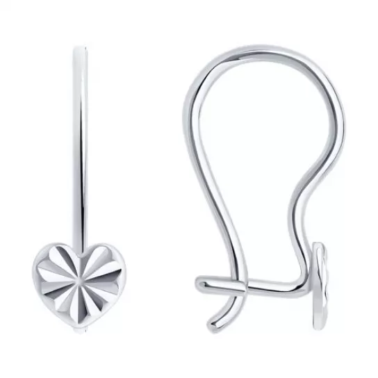 Серьги детские из серебра