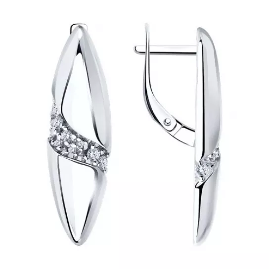 Серьги из серебра