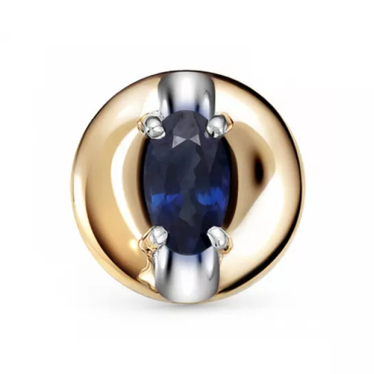 Подвеска с сапфиром из золота