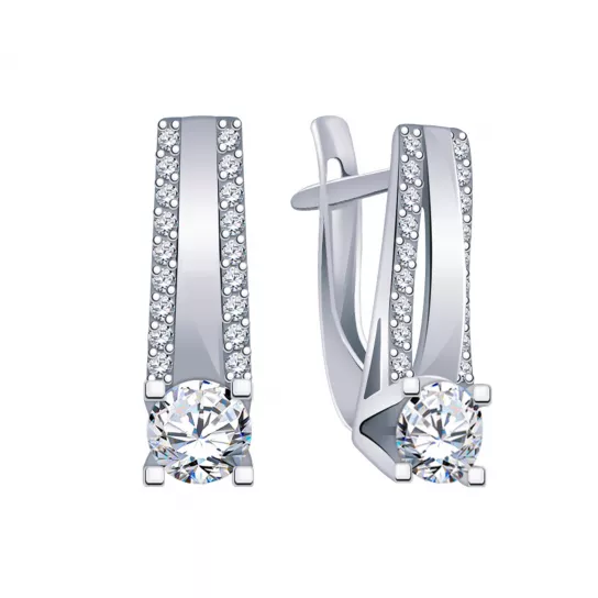 Серьги из серебра