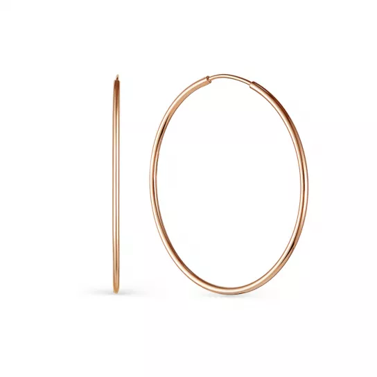 Серьги-конго из золота