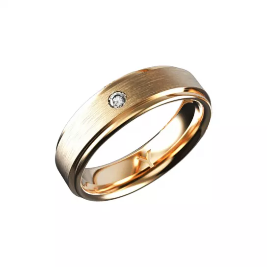 Кольцо с бриллиантами из золота