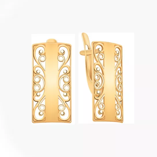 Серьги из золота