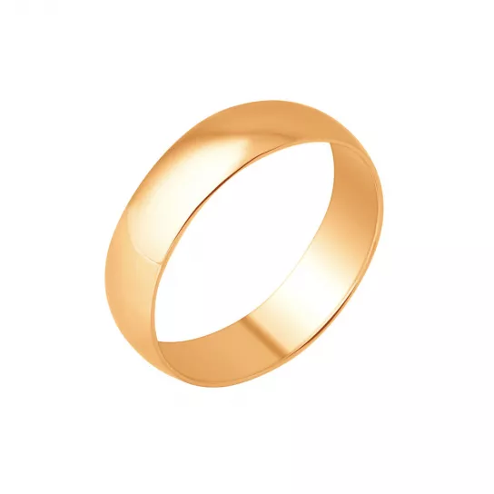 Кольцо обручальное из золота