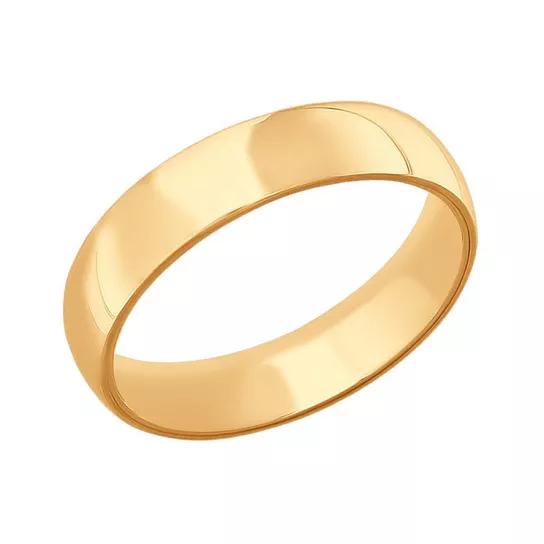 Кольцо обручальное из золота