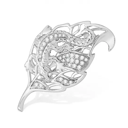 Брошь из серебра