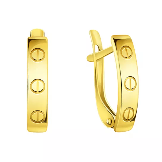 Серьги из золота